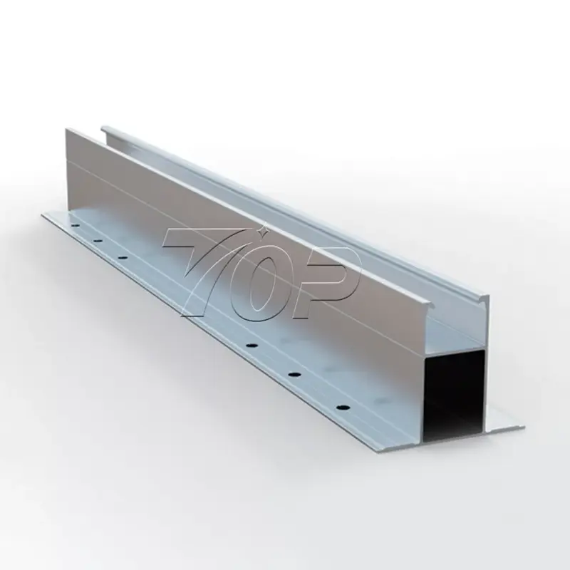 Minirail System for trapesformet metalltak solenergi
