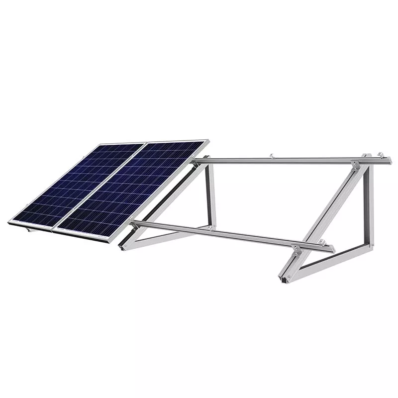 Solcellepaneler på flatt tak