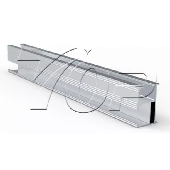 Solcelleanleggssystem aluminiumsskinne